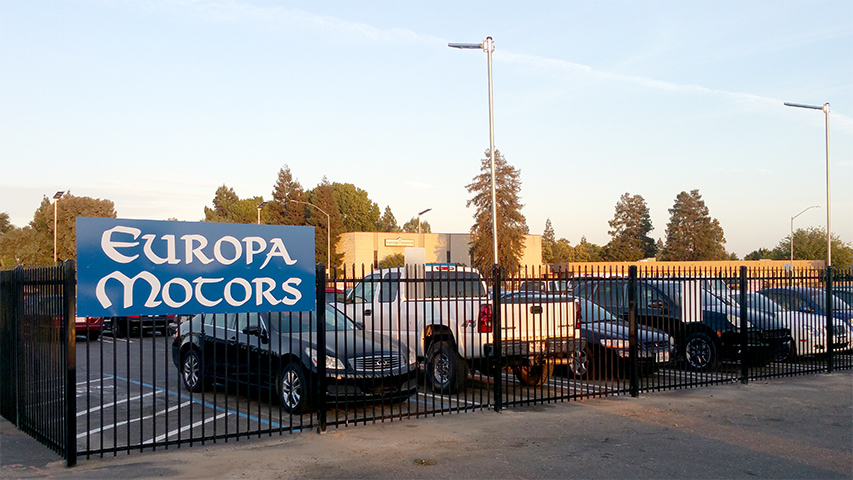 Europa Motors official website gallery photograph